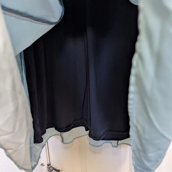 Wayward Fancies eShakti Womens Blue Ombre Pleat Midi Dress L Fairy Dark Romantic - Picture 4 of 12